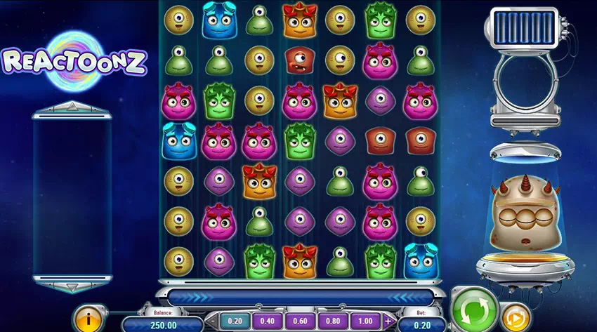 Игровой автомат Reactoonz (Play'n Go) в онлайн казино Буи